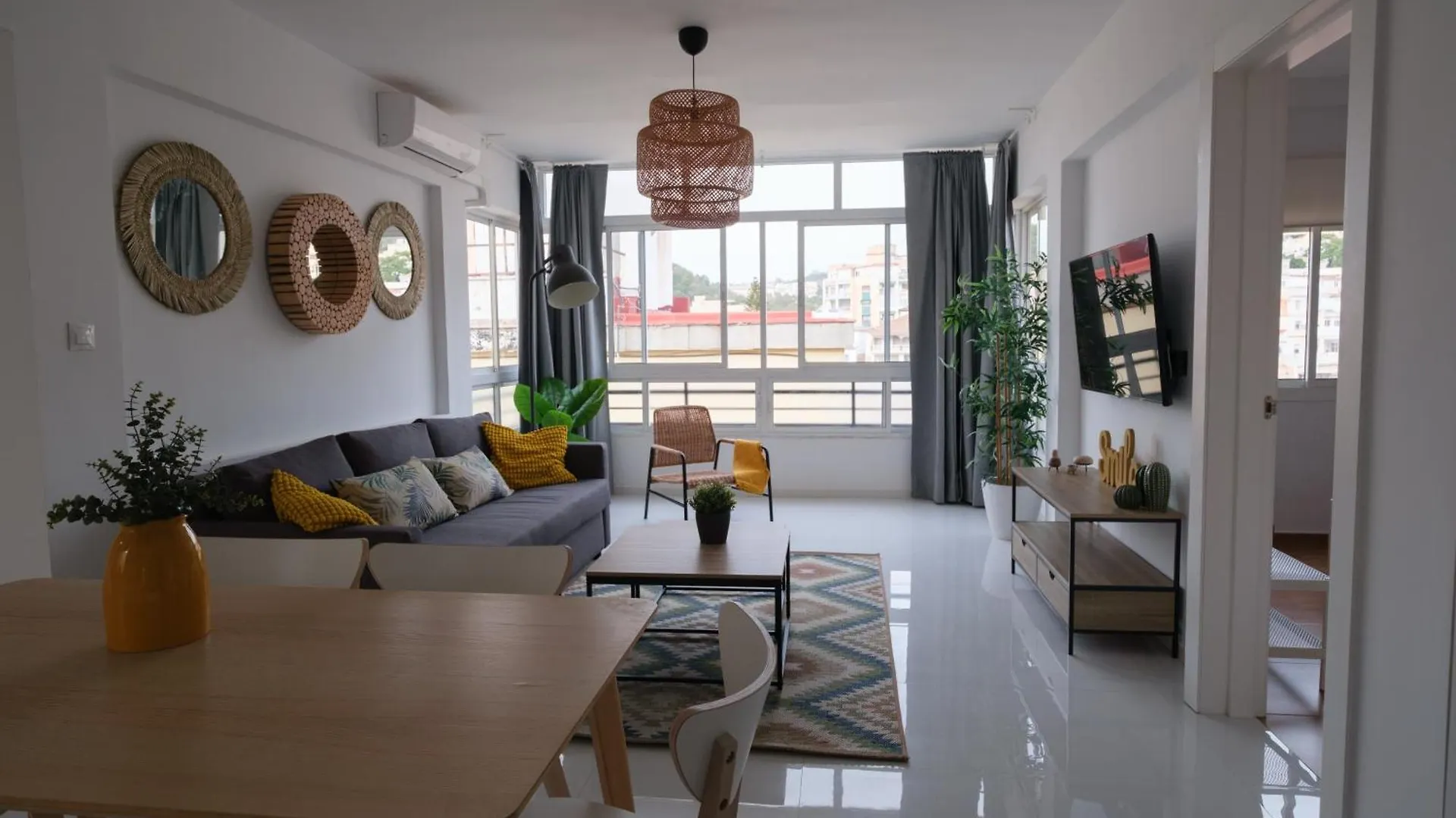 Wonderful Central Apartment Panoramics Views Wifi Malaga 0*,